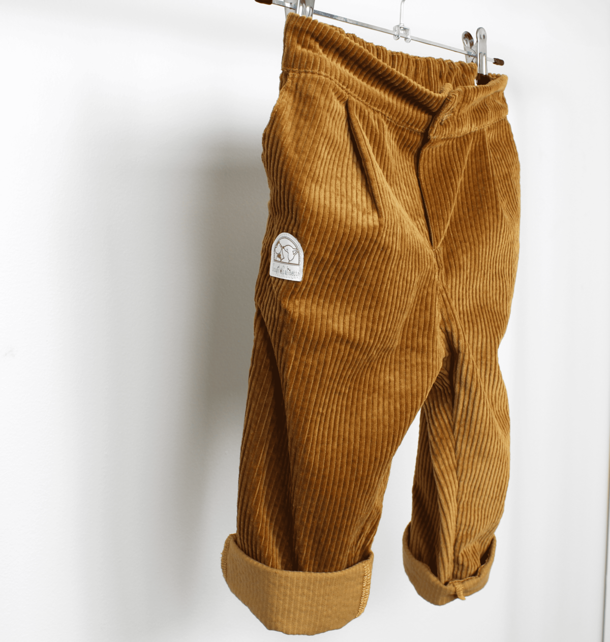 Détail dézoom pantalon velours